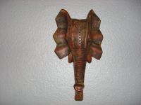 Afrikanische Wand Deko >Elefanten-Kopf< Länge 31 cm Niedersachsen - Ilsede Vorschau