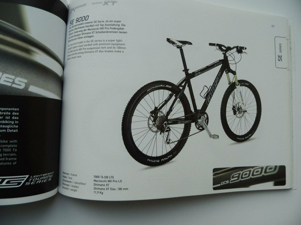 Ghost, Katalog, Broschüre, Prospekt, 2008, MTB, Race, Fahrräder in Rheda-Wiedenbrück