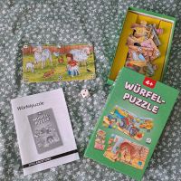 Würfelpuzzle 4 Puzzle mit Würfel Schaf Schwein Pferd Traktor Sachsen - Penig Vorschau