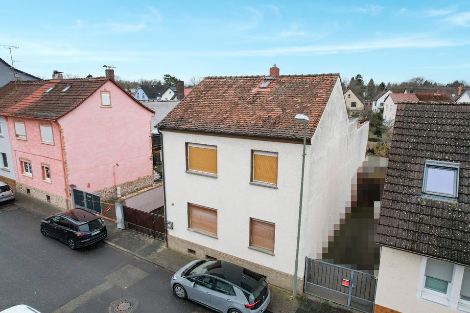 Freistehendes Haus mit reichlich Gestaltungspotenzial ideal für Selbstverwirklicher in Hanau