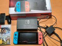 Nintendo Switch  Neon -Rot /Neon -Blau mit Tasche und 1 Spiel Niedersachsen - Weener Vorschau