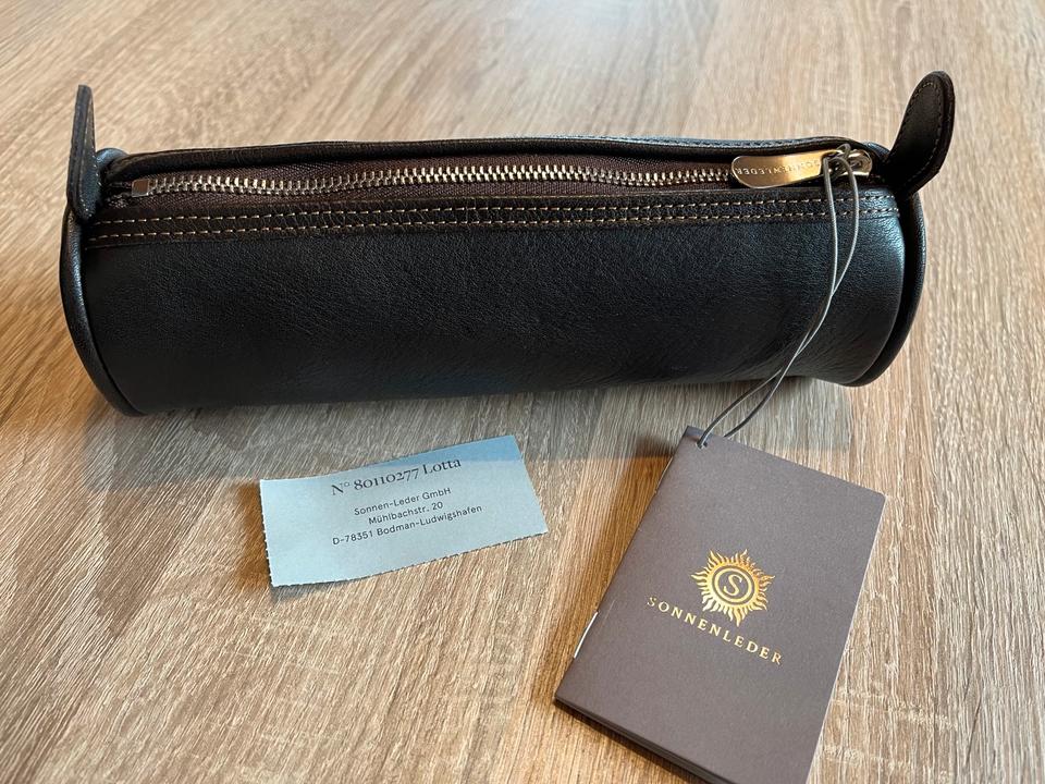 *NEU* Sonnenleder Lotta Stifterolle, Mäppchen, Etui Leder Mocca in Augsburg