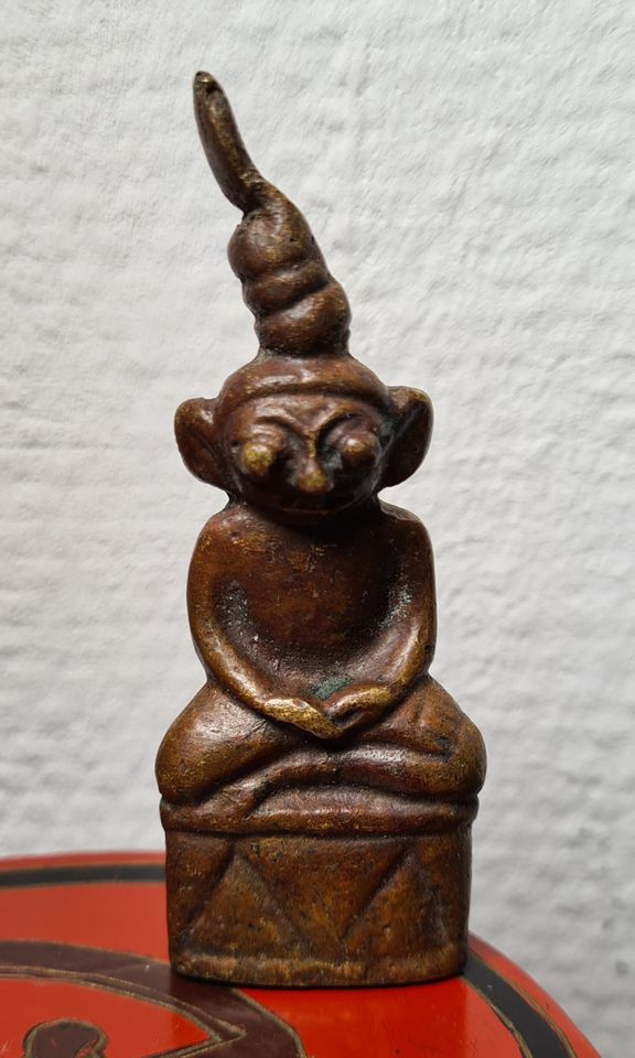 ASIATISCHES SELTENES BRONZE PHRA NGANG AMULETT TALISMAN ANHÄNGER in Mülheim (Ruhr)