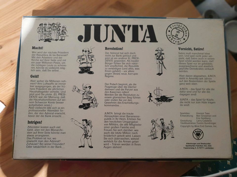 Brettspiel JUNTA Sammlerstück in Montabaur