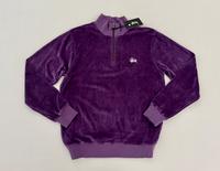 STÜSSY Pullover Halfzip Cozy Velour Gr S lila violett Samt *NEU* Frankfurt am Main - Westend Vorschau