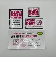 *NEU* Aufkleber „Stop! Kein Plastik“ Sticker Tonnenaufkleber Bio Baden-Württemberg - Dietingen Vorschau