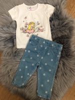 Topomini Süße Set Denim Hose mit Shirt Gr.74 Hessen - Mörfelden-Walldorf Vorschau