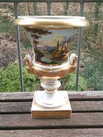 Biedermeier Kratervase Vase Ansicht groß antik Porzellan Nordrhein-Westfalen - Gevelsberg Vorschau