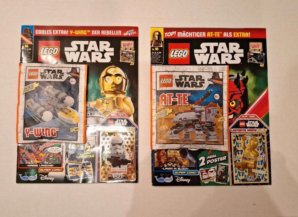 2x Lego Star wars Heft, Nr. 96 & Nr. 98, neu in Dingolfing