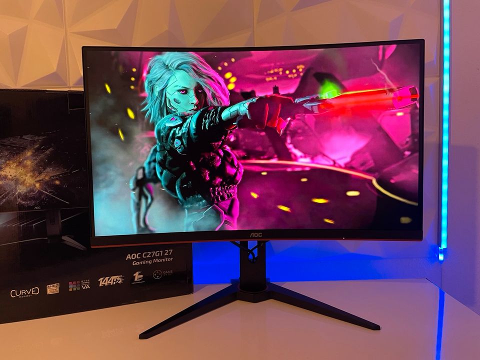GAMING Monitor AOC 27 Zoll Curved 144Hz 1MS TOP! PS5 PC in Dortmund