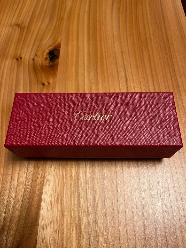 CARTIER BRILLE ETUI KARTONAGE SCHUTZBEUTEL ZERTIFIKAT in Hamburg