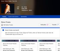 4x Tickets Dua Lipa, Sitzplätze, Berlin Waldbühne 05.06.24 Thüringen - Erfurt Vorschau