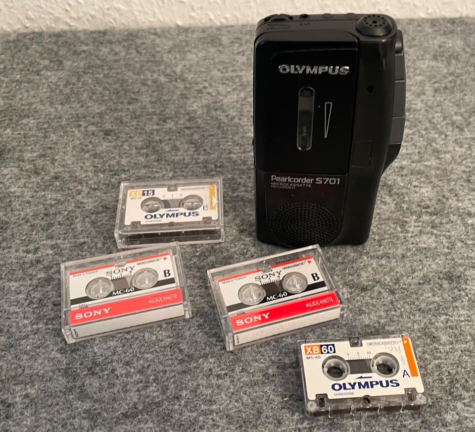 OLYMPUS PEARLCORDER S 701 / MICRO CASSETTE RECORDER in Halle