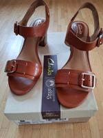 Clarks Sandale echt Leder Größe 39 1/2 Bayern - Rosenheim Vorschau