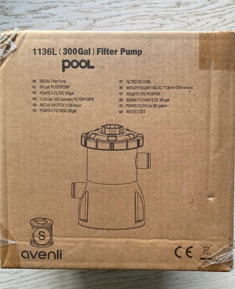 Avenli Filterpumpe 300GAL *Neu* OVP in Radeberg