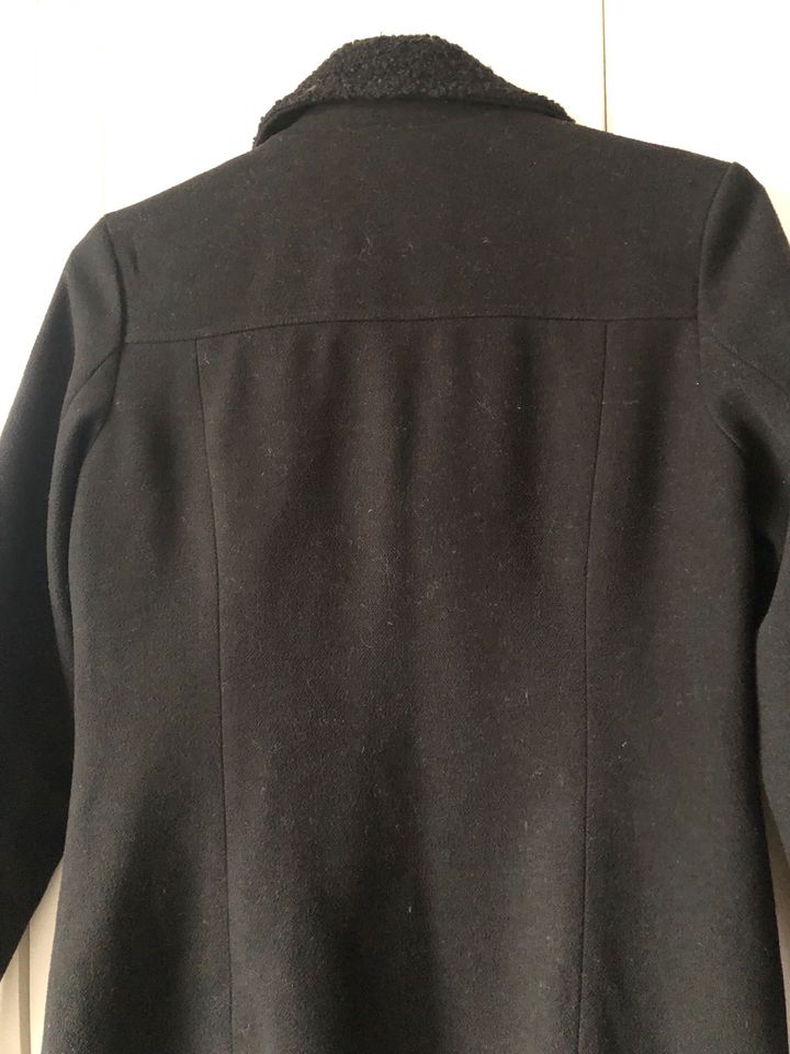 Caban Jacke kurzmantel Mantel schwarz Silber Übergangsjacke xs 34 in Hannover