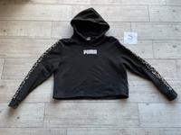 Croped Hoodie von Puma  mit Leo Streifen in schwarz   Größe S Niedersachsen - Geestland Vorschau