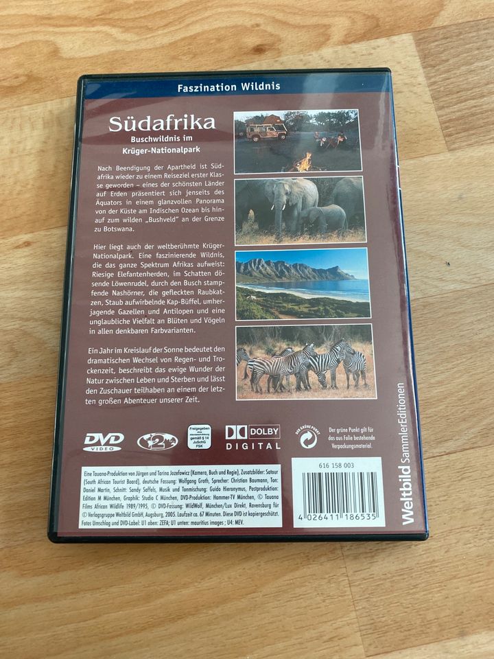 DVD Faszination Wildnis Südafrika Tierdokumentation in Potsdam