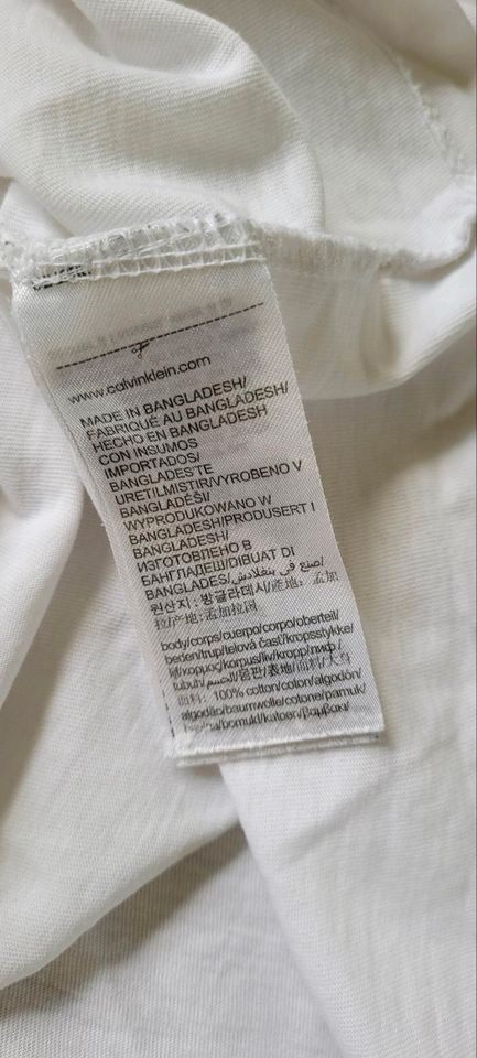 Calvin Klein Herren T-Shirt Gr. M weiß in Sülfeld