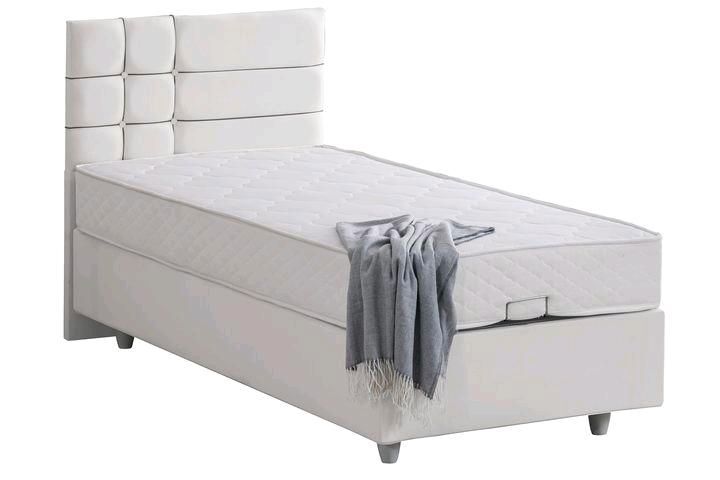 Boxspringbett-Set, 120x200 cm, Weiß OA3-8960 in Langweid am Lech