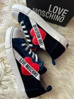 Love MOSCHINO Logo Heart Velvet Sneakers 38 München - Laim Vorschau