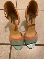 Buffalo Sandalette 37, coralle blau Nordrhein-Westfalen - Kempen Vorschau