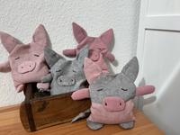 Dinkelkissen Schweine Leinen von acufactum kalt/warm Handarbeit Baden-Württemberg - Weinstadt Vorschau