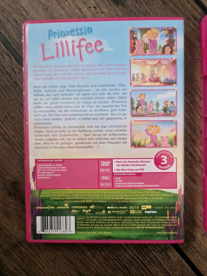 TOP!  DVD Prinzessin Lillifee Mädchen in Hattorf am Harz