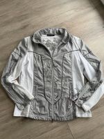 Jacke ❤️ Damen Jacke Übergangsjacke D 40 grau weiß Wurster Nordseeküste - Dorum Vorschau