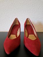 Zara Woman Pumps Größe 36 Rot Burgunderrot Niedersachsen - Vierhöfen Vorschau