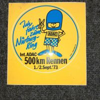 Aufkleber Int. ADAC 500 km Rennen 1973 Baden-Württemberg - Winnenden Vorschau