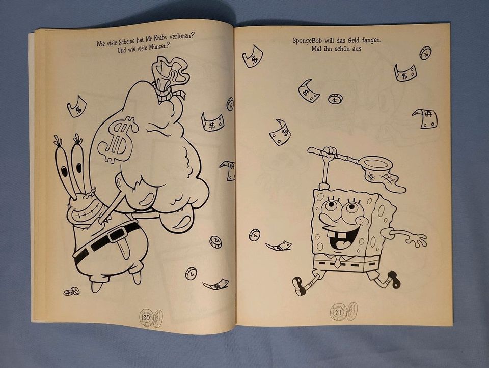 SpongeBobs Mal- und Lernspielbuch in Südbrookmerland
