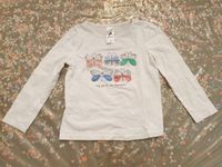 Langarmshirt Longsleeve C&A *weiß Schmetterlinge Glitzer *Gr. 104 Berlin - Treptow Vorschau