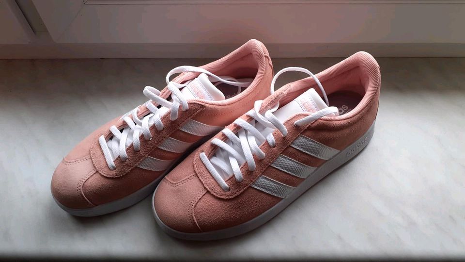 Adidas❤Sneaker F35129 VL-Court-2.0 Leder modisch leicht 40 rosa in Kölleda