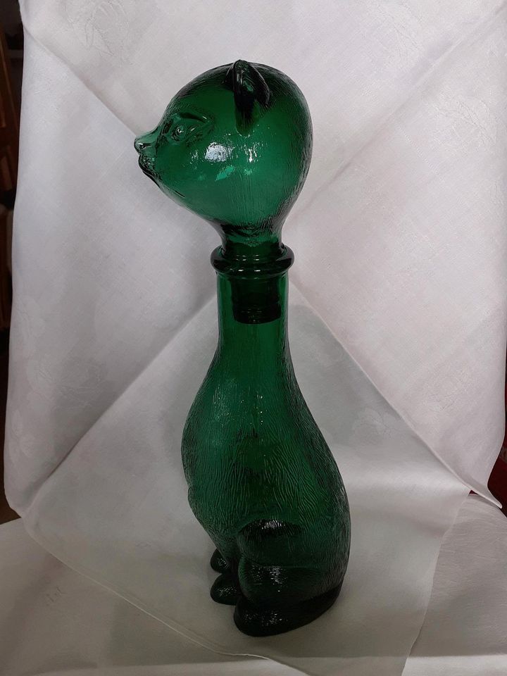 Empoli Karaffe Katze grün in Meschede