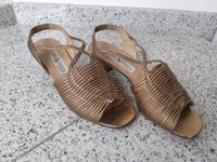 Schuhe Sandaletten Damen gold bronze Italy Größe 41 Studio Andrea Nordrhein-Westfalen - Bad Münstereifel Vorschau