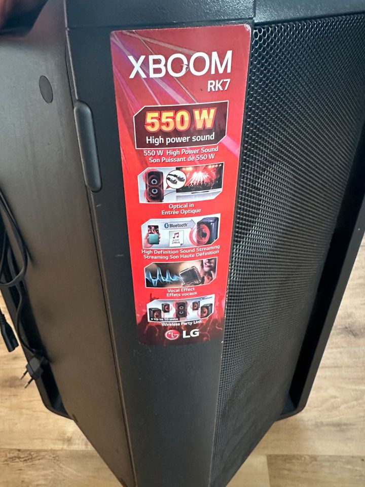 LG XBOOM RK 7 Lautsprecher Musikbox in Niebüll