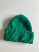 Grüne Mütze Beanie Wolle Angora grün Strickmütze basic Wandsbek - Hamburg Jenfeld Vorschau