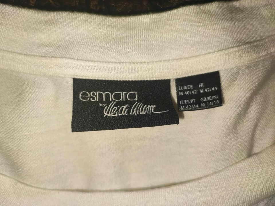 Esmara bei Heidi Klum T-Shirt/Bluse 3/4 arm Größe 40-42 in Moringen