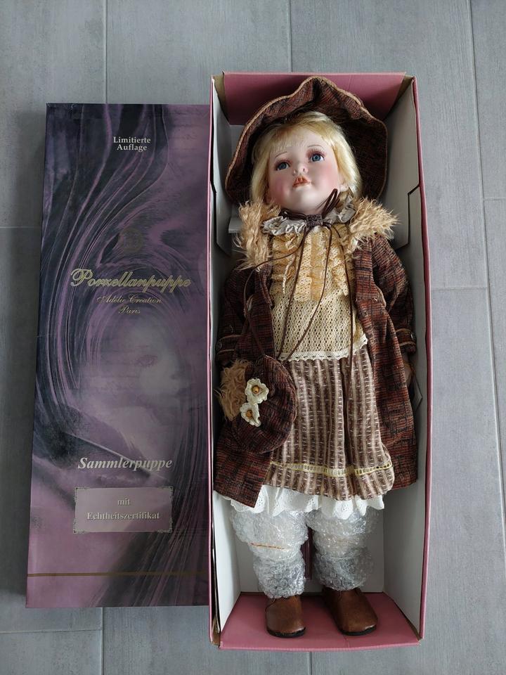Porzellanpuppe Adelie Creation Paris mit Echtheitszertifikat in Rimbach