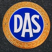 Blechschild Werbung "DAS" Dortmund - Scharnhorst Vorschau