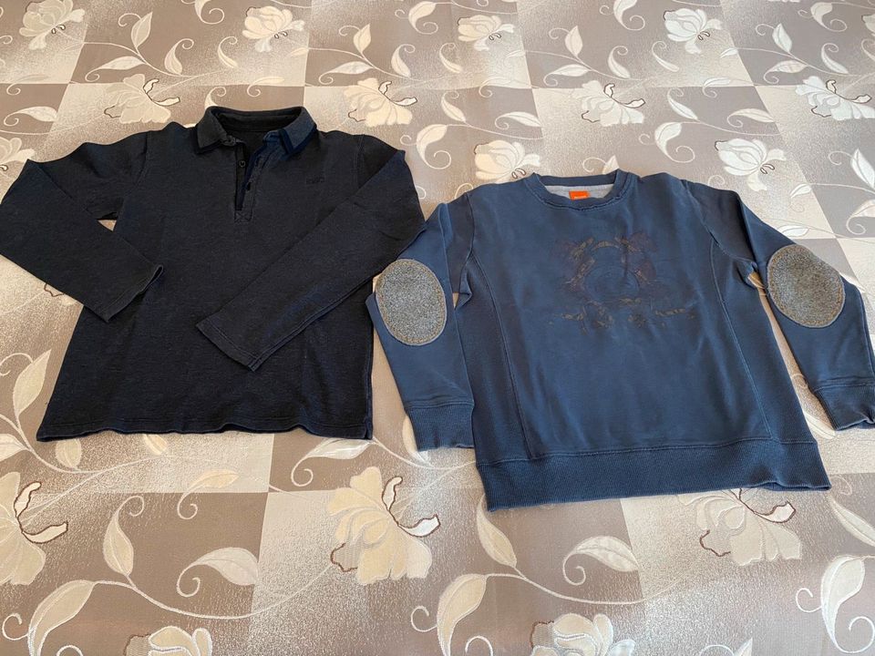 Original Hugo Boss Kind Sweatshirt und Polohemd langarm Gr.152 in Metzingen