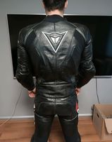 Dainese Motorrad Lederkombi 2 Teilig Jacke + Hose in schwarz Niedersachsen - Braunschweig Vorschau