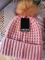 NEU ! PIECES Mütze rosè  ONE SIZE Strick NEU Bayern - Tirschenreuth Vorschau