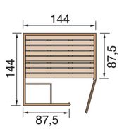 Eck- Sauna mit Karibu 4,5kw Bio-Kombiofen inkl Steuergerät Saarland - Weiskirchen Vorschau