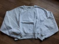 Pullover Sweatshirt weiß H&M kurz Mädchen Damen  Größe M Brandenburg - Beelitz Vorschau
