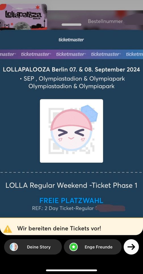 Lollapalooza Berlin 2024 2-Tages Ticket in Kaiserslautern