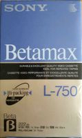 Betamax Sony HG L-750 Video Kassette originalverpackt Brandenburg - Dahme/Mark Vorschau