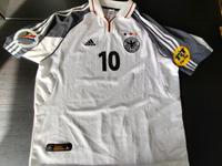 Original Adidas DFB Trikot EURO 2000 Gr. XL Matthäus Flock Nr. 10 Sachsen - Marienberg Vorschau