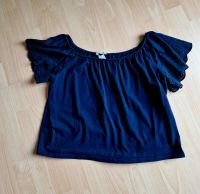 H&M Crop Top Tshirt Shirt Oberteil Sommer Urlaub S 34 36 38 blau Herzogtum Lauenburg - Schwarzenbek Vorschau